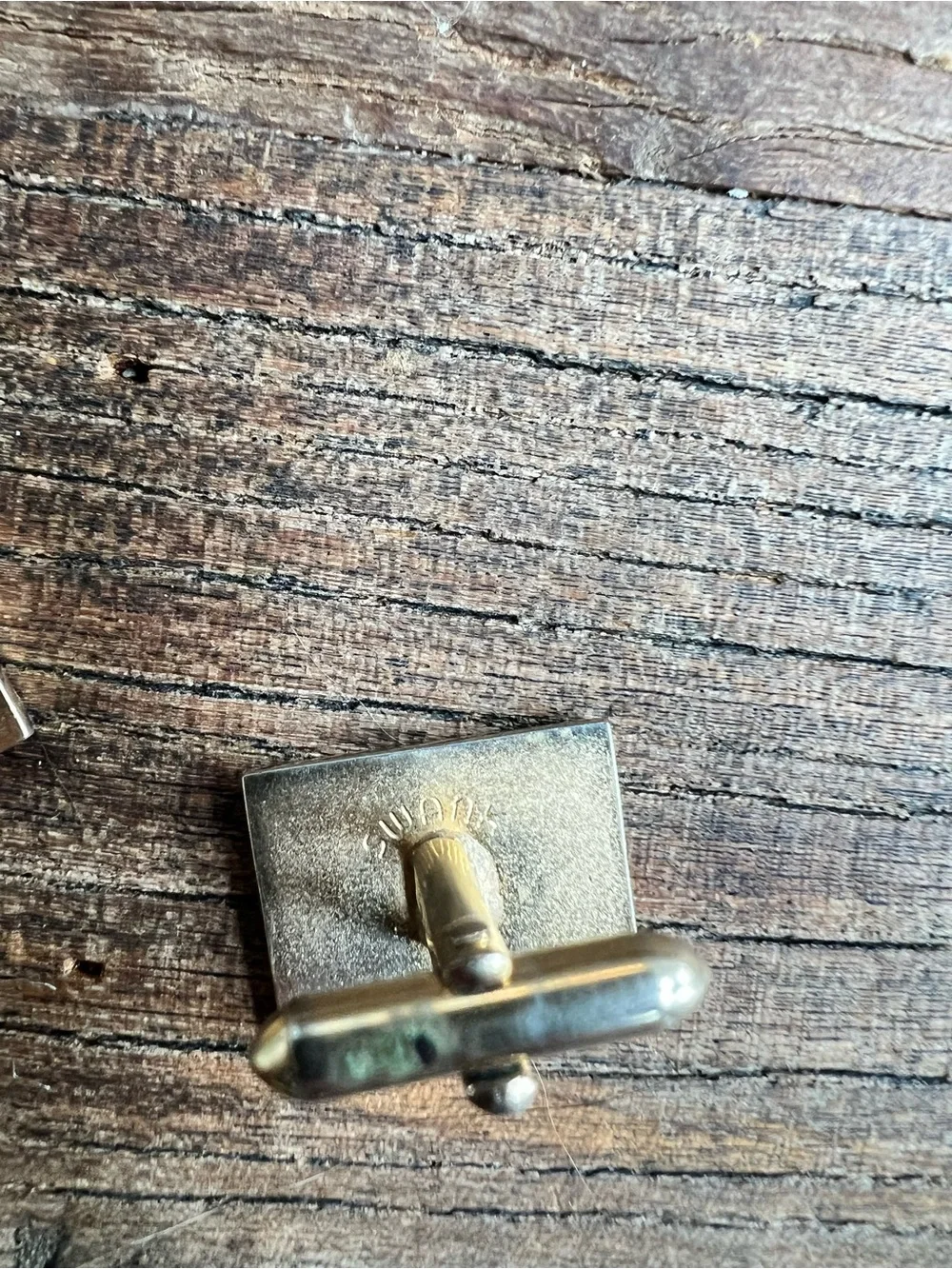Classic Square Silver-Tone Men's Cufflinks